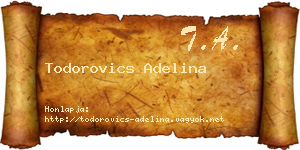 Todorovics Adelina névjegykártya